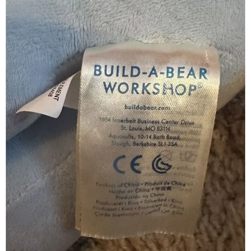Build A Bear My Little Pony Blue Plush Stuffed Animal‎ Rainbow Dash Pony 16